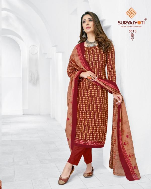 Suryajyoti Trendy Cotton Vol-55 Cotton Designer Excluisve Dress Material